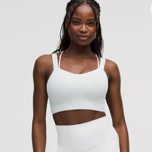 Lululemon Like a Cloud Longline Bra D/DD Cup in White